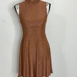 529- Wild Fable NWT Size Medium Brown Shimmer Dress